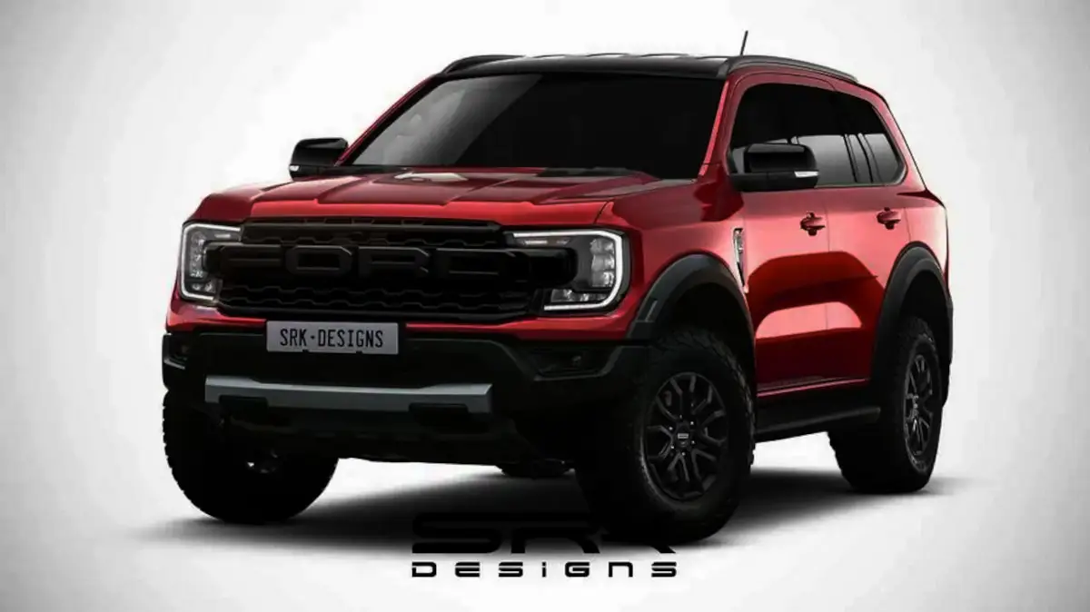 2023 Ford Everest Raptor Rendered